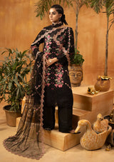 Phoolkenari By Shahjahan'24 SJ-24004 Black - Mohsin Saeed Fabrics