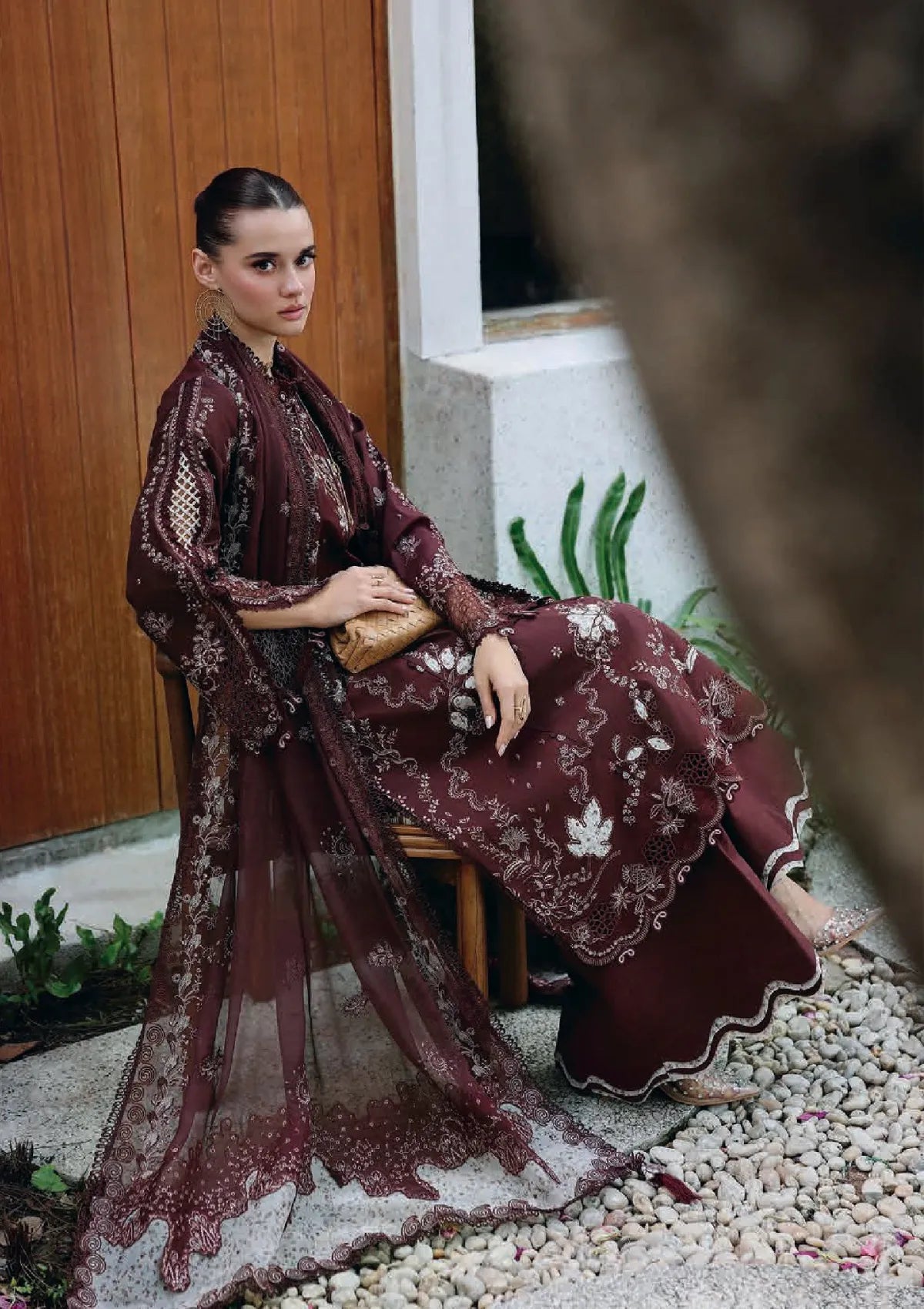 Qalamkar Chikankari Eid Edit'26 CM-01 ESHAL