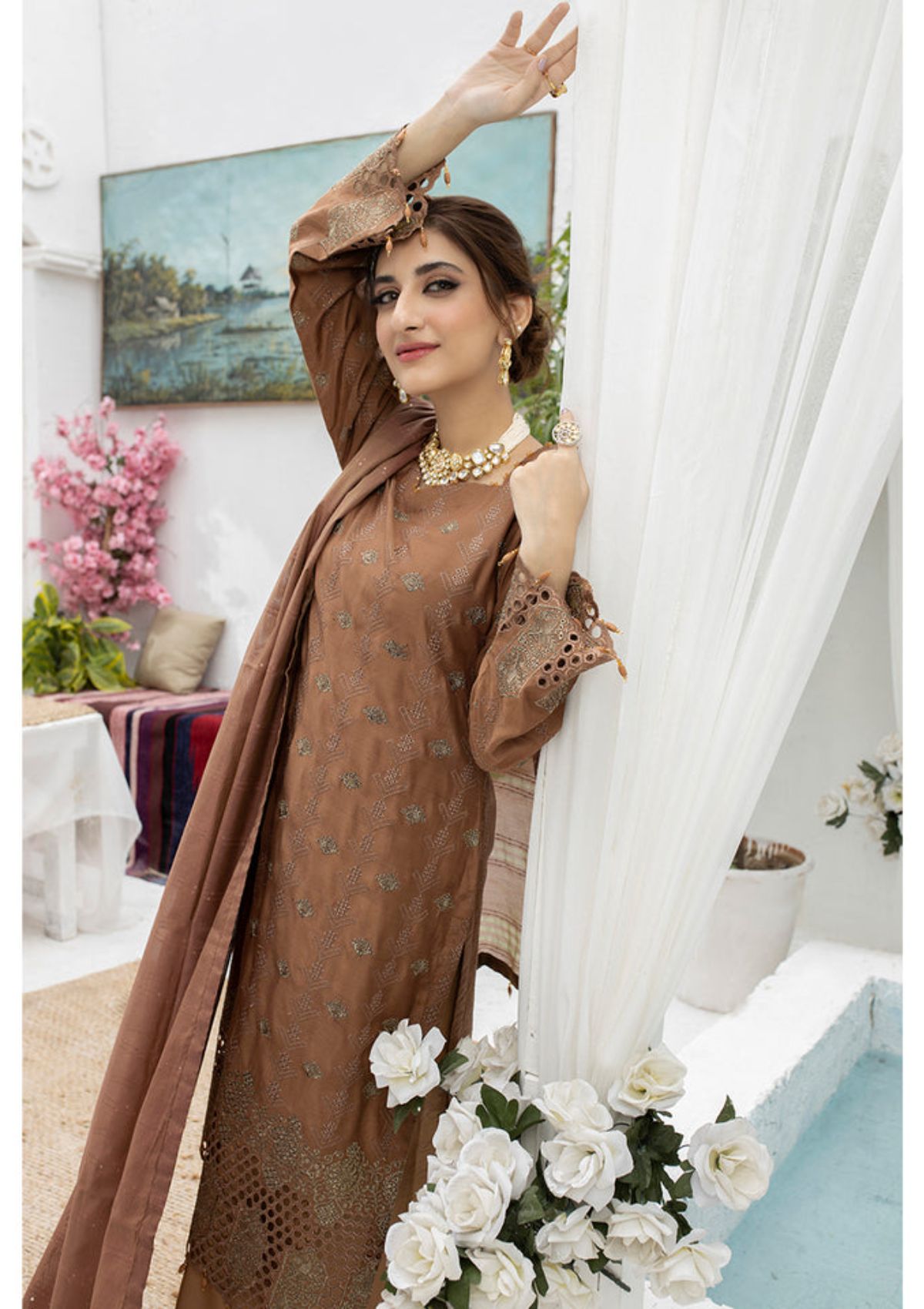 Malka Luxury Emb By MI Creation'23 D-05 - Mohsin Saeed Fabrics