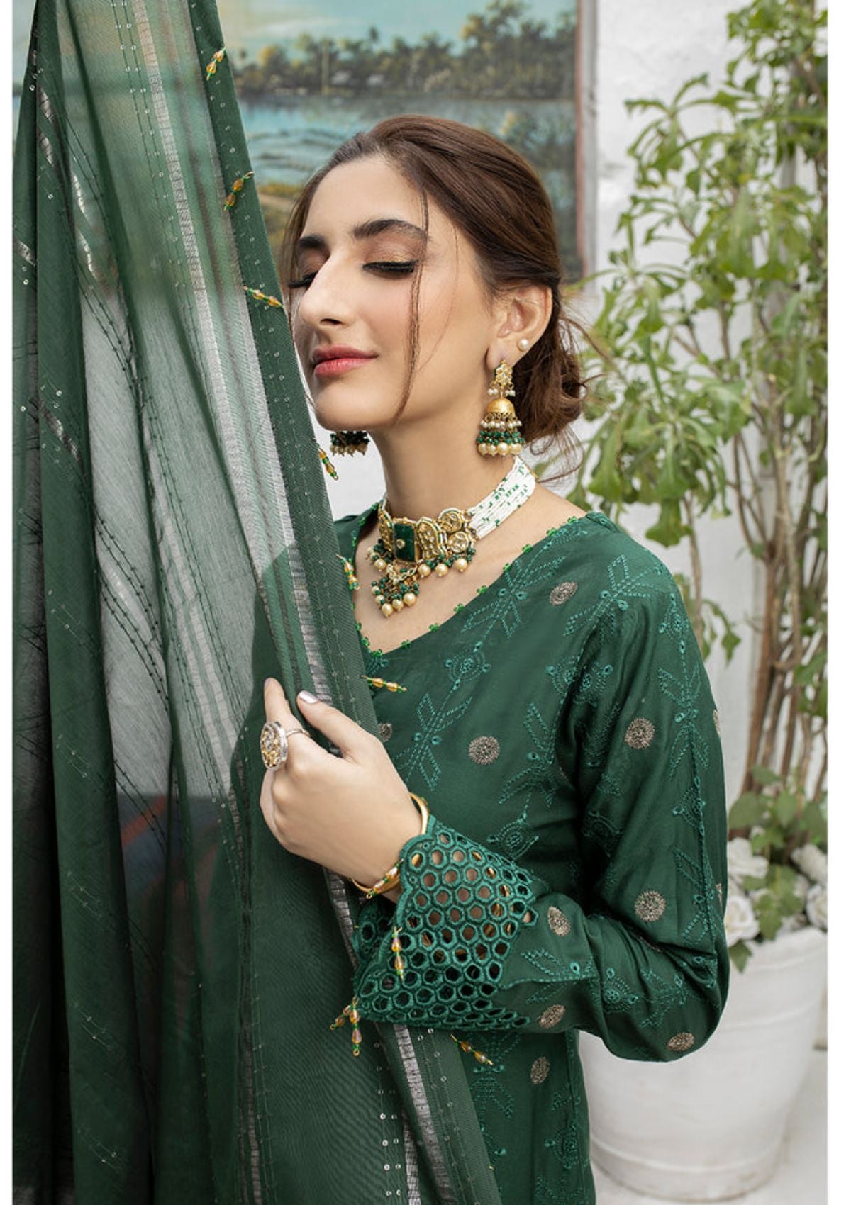 Malka Luxury Emb By MI Creation'23 D-07 - Mohsin Saeed Fabrics
