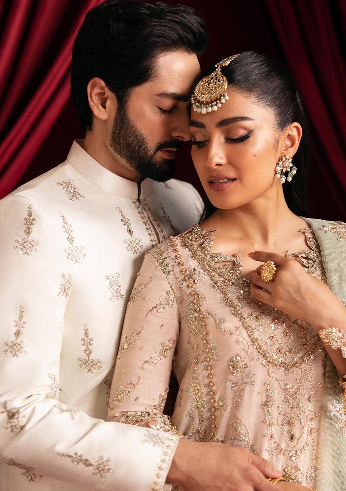 Qalamkar Heer Ranjha Formals'23 (Meher) HR-03 - Mohsin Saeed Fabrics