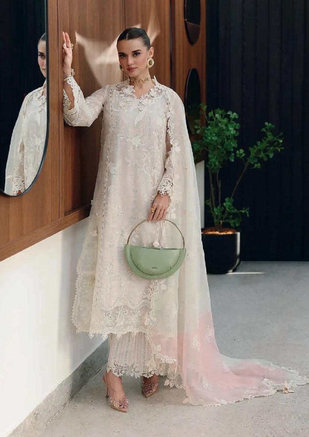 Qalamkar Chikankari Eid Edit'26 CM-04 ZIMAL