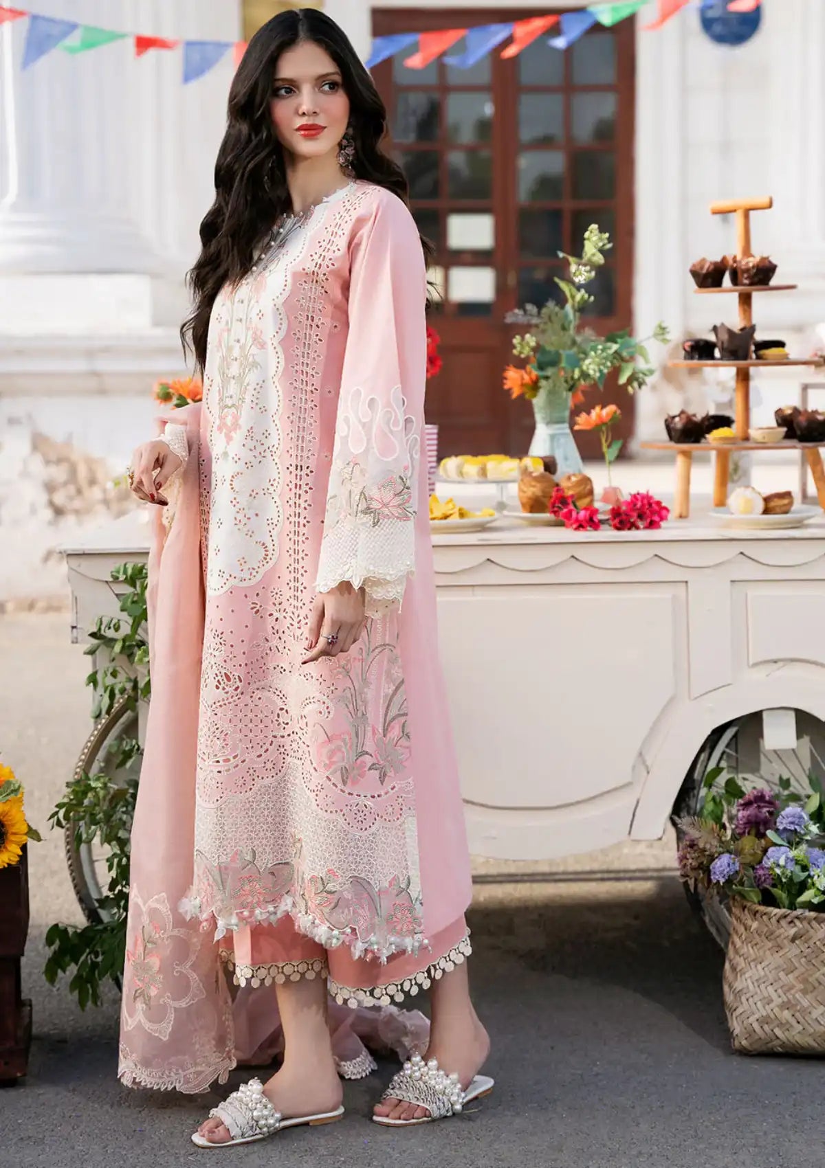 Bin Ilyas Clara Luxury Lawn'24 D-216-A - Mohsin Saeed Fabrics