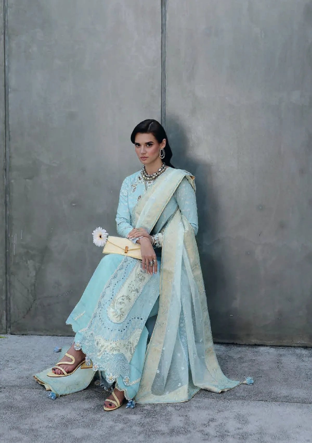 Qalamkar Chikankari Eid Edit'26 CM-05 NAYRA