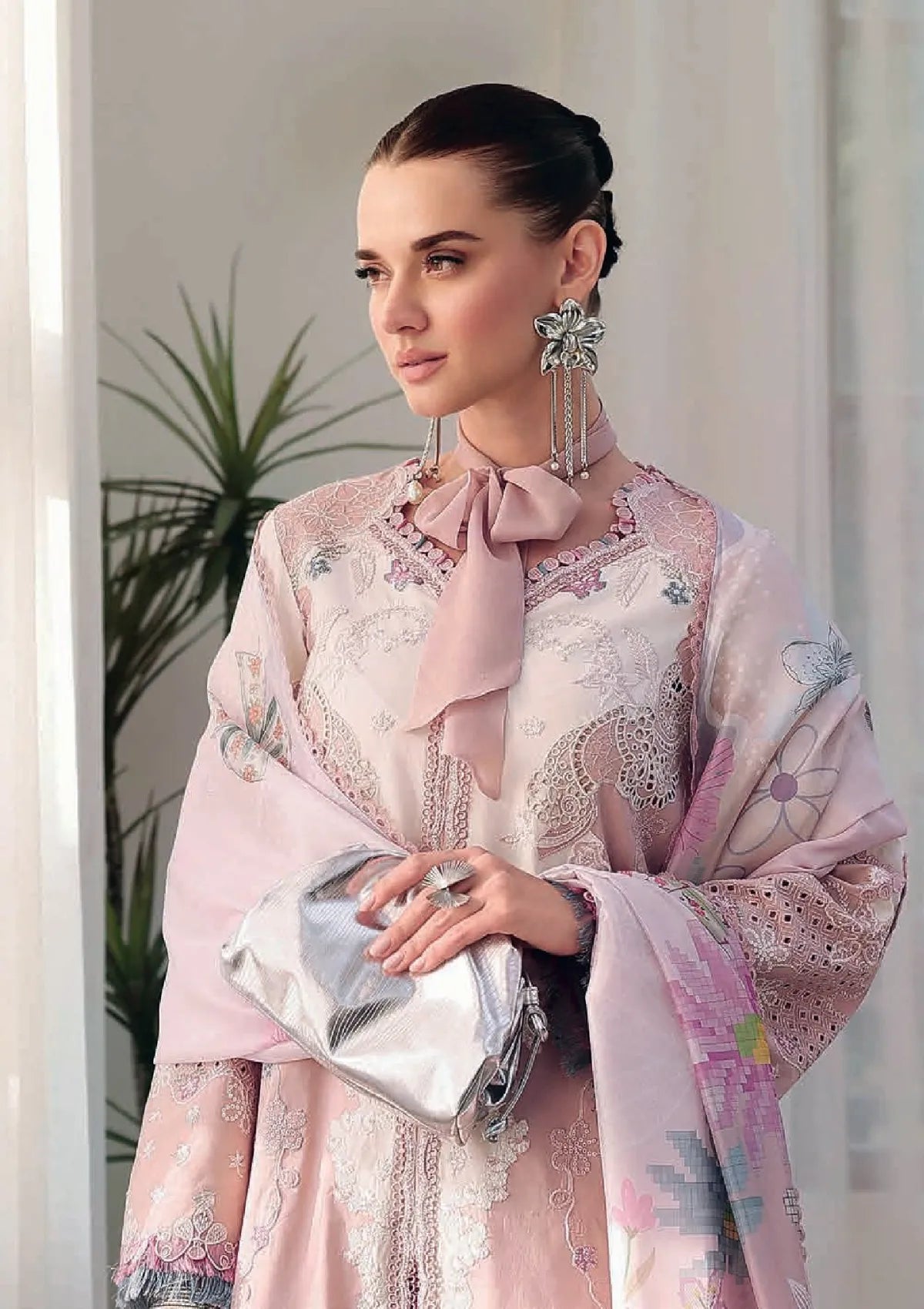 Qalamkar Chikankari Eid Edit'26 CM-06 NOURA