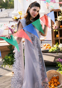 Bin Ilyas Clara Luxury Lawn'24 D-215-B - Mohsin Saeed Fabrics