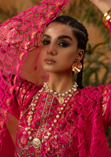 Phoolkenari By Shahjahan'24 SJ-24005 Pink - Mohsin Saeed Fabrics