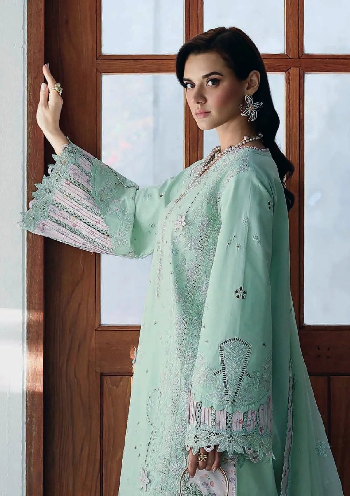 Qalamkar Chikankari Eid Edit'26 CM-08 SEREN