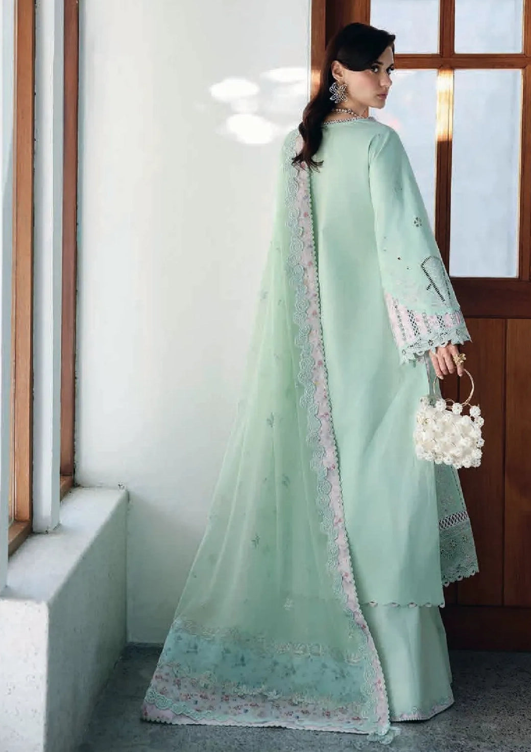 Qalamkar Chikankari Eid Edit'26 CM-08 SEREN