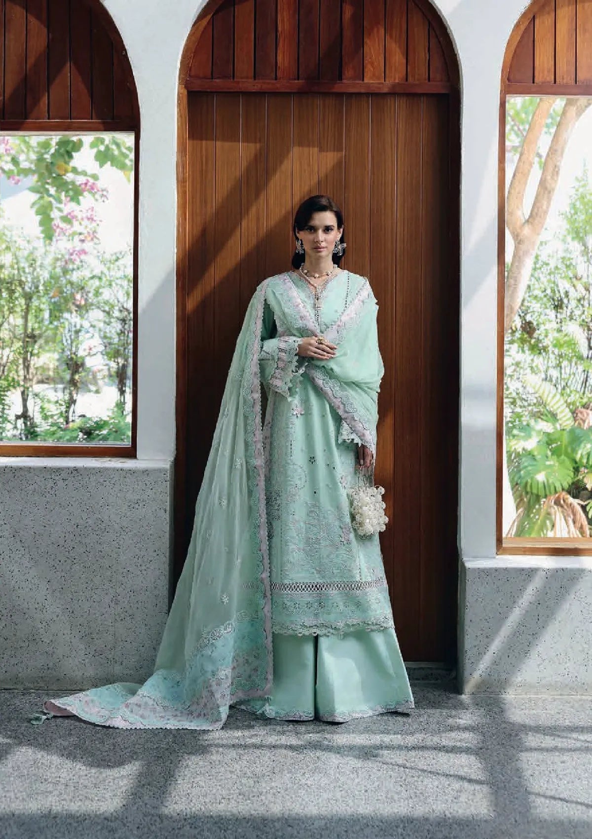 Qalamkar Chikankari Eid Edit'26 CM-08 SEREN