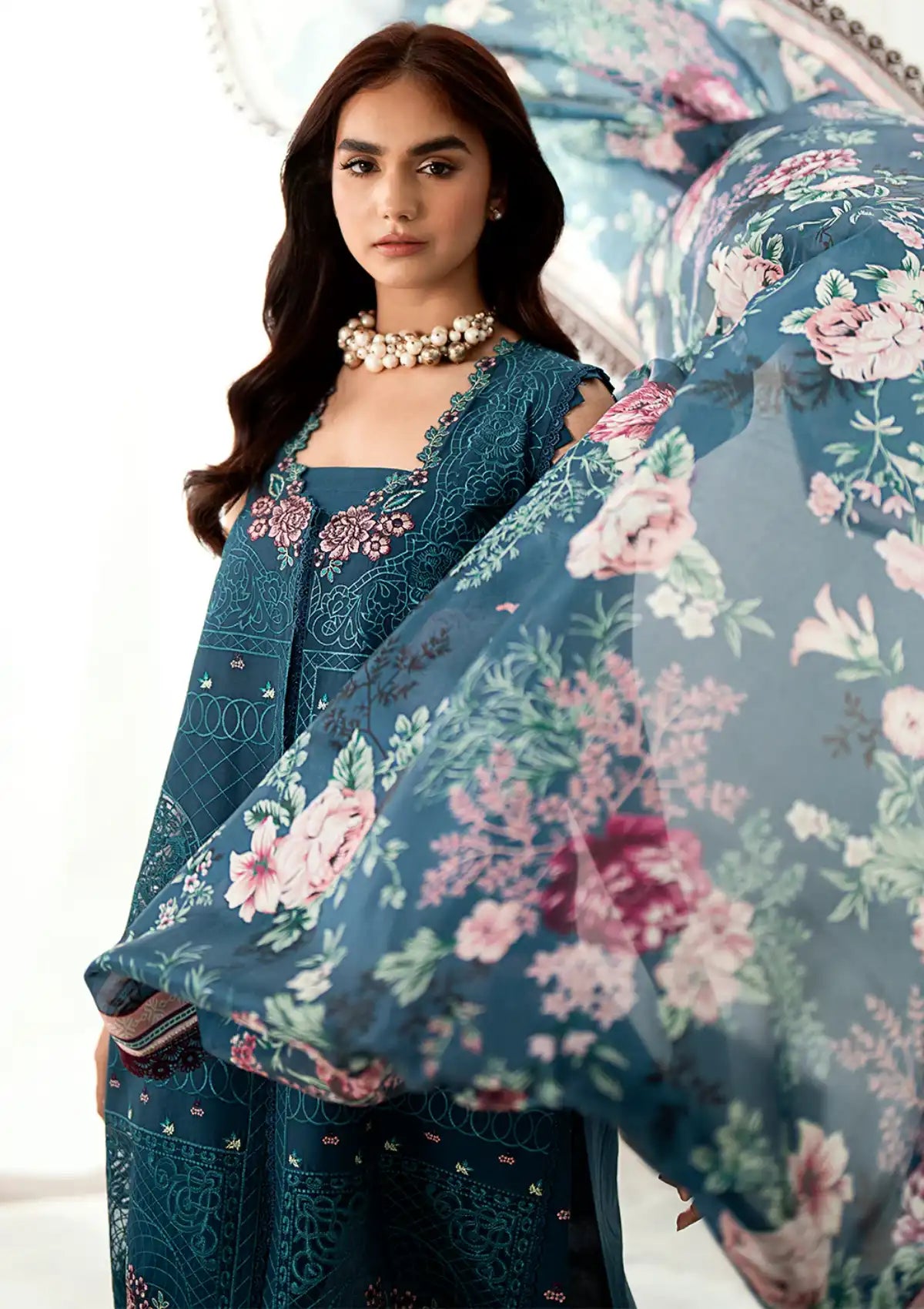 Bin Ilyas Riwaayat Spring Summer'24 D-307-B - Mohsin Saeed Fabrics