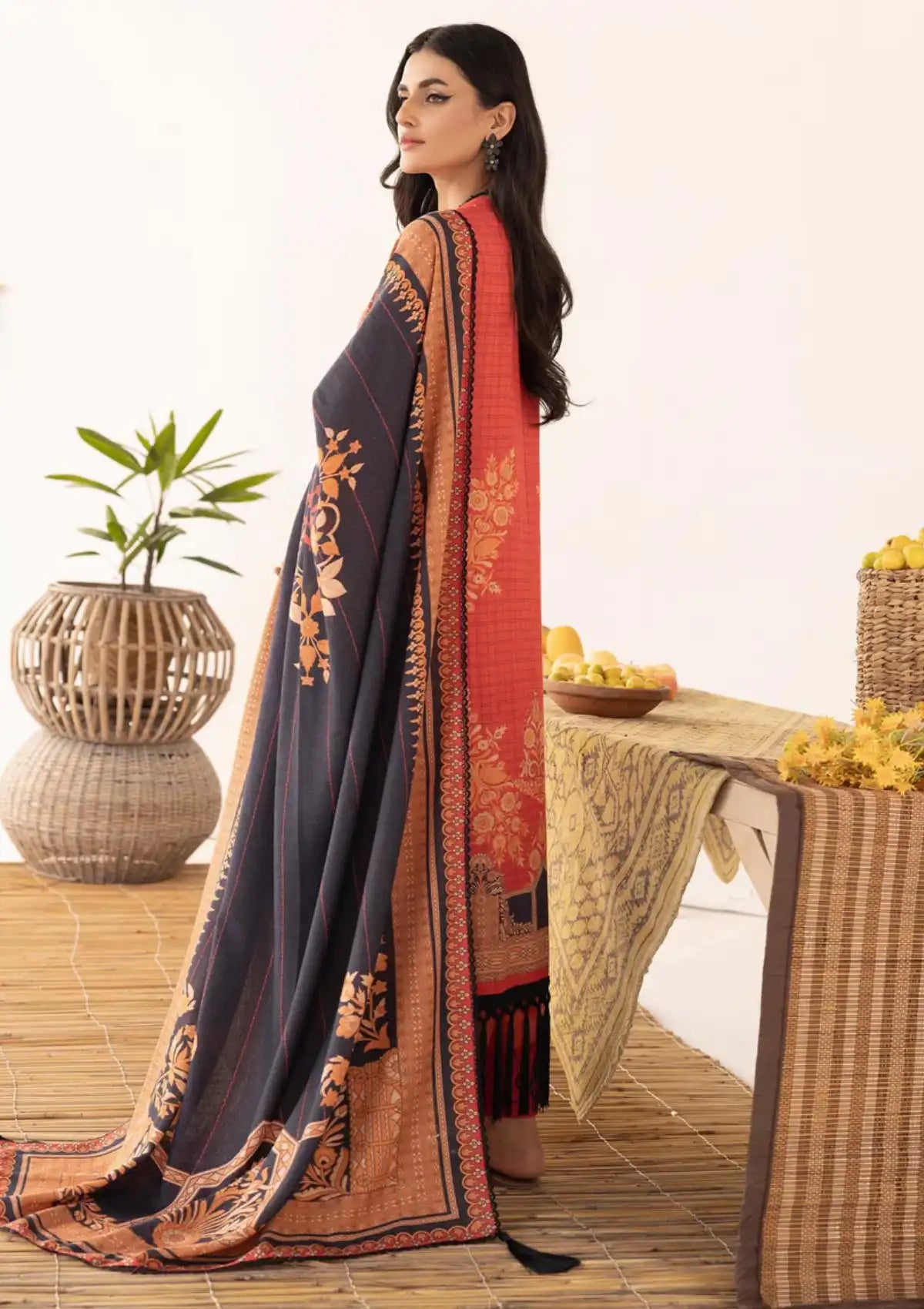 Lala Vintage Emb Karandi'23 LW-077 Aymur - Mohsin Saeed Fabrics