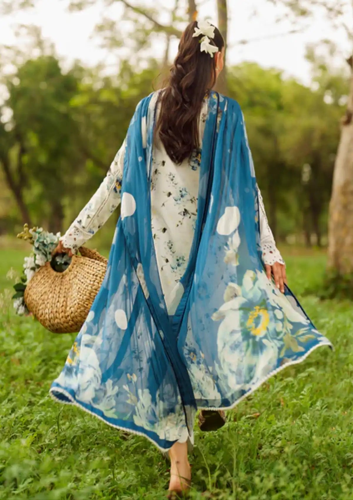 Summer Skies By Yards'24 D-02-Daisy - Mohsin Saeed Fabrics