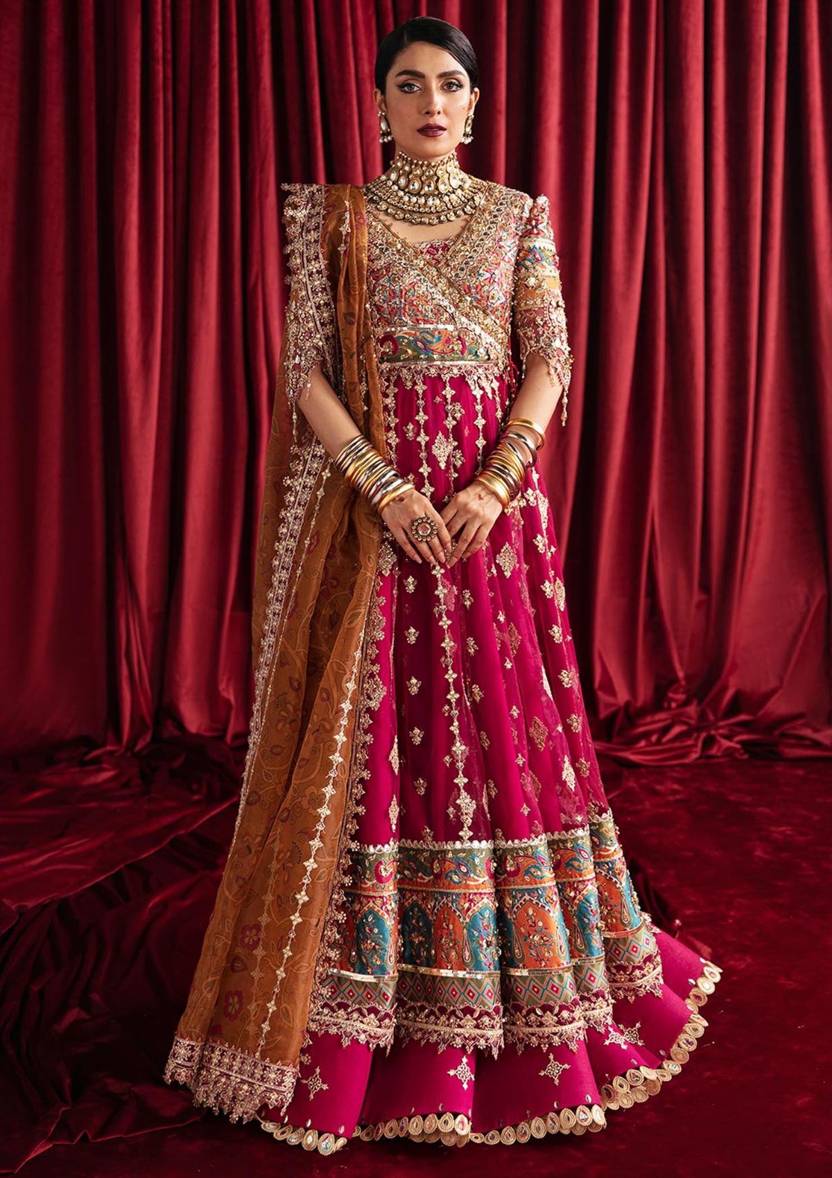 Qalamkar Heer Ranjha Formals'23 (Leela) HR-04 - Mohsin Saeed Fabrics