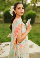 Summer Skies By Yards'24 D-07-Scarlet - Mohsin Saeed Fabrics