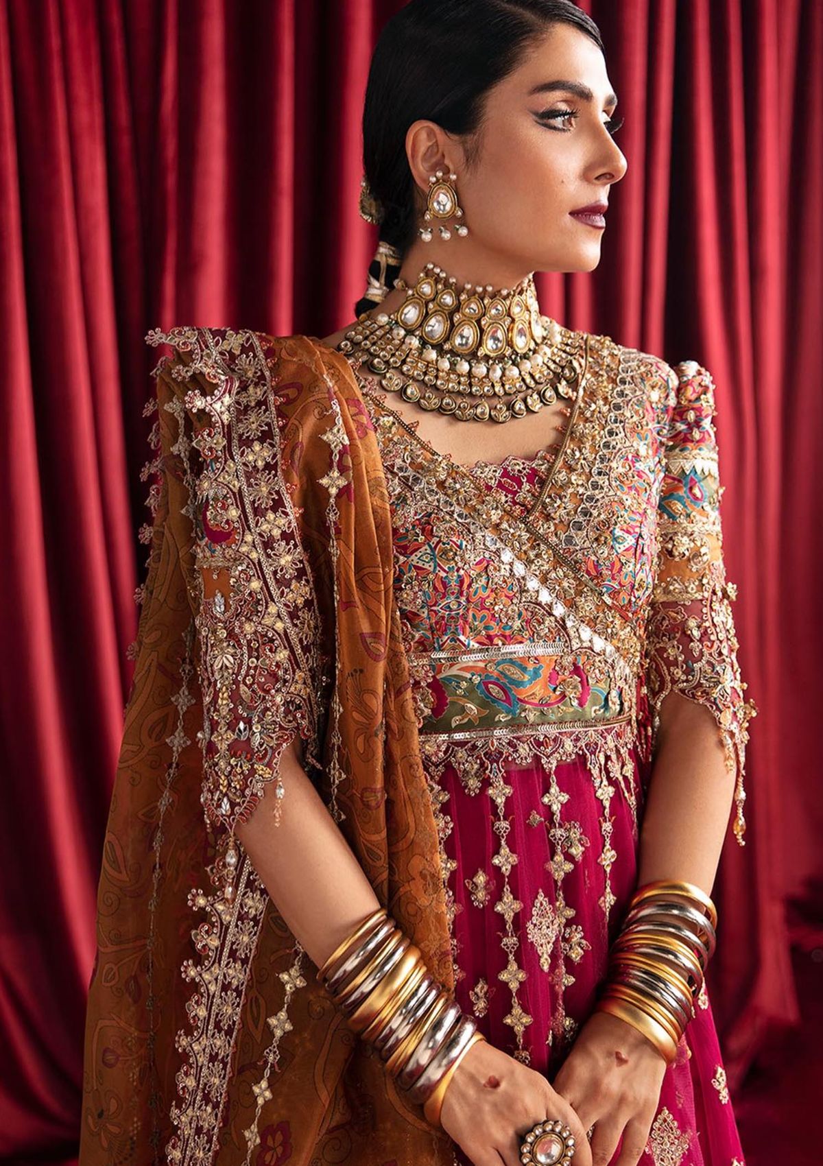 Qalamkar Heer Ranjha Formals'23 (Leela) HR-04 - Mohsin Saeed Fabrics