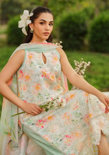 Summer Skies By Yards'24 D-07-Scarlet - Mohsin Saeed Fabrics