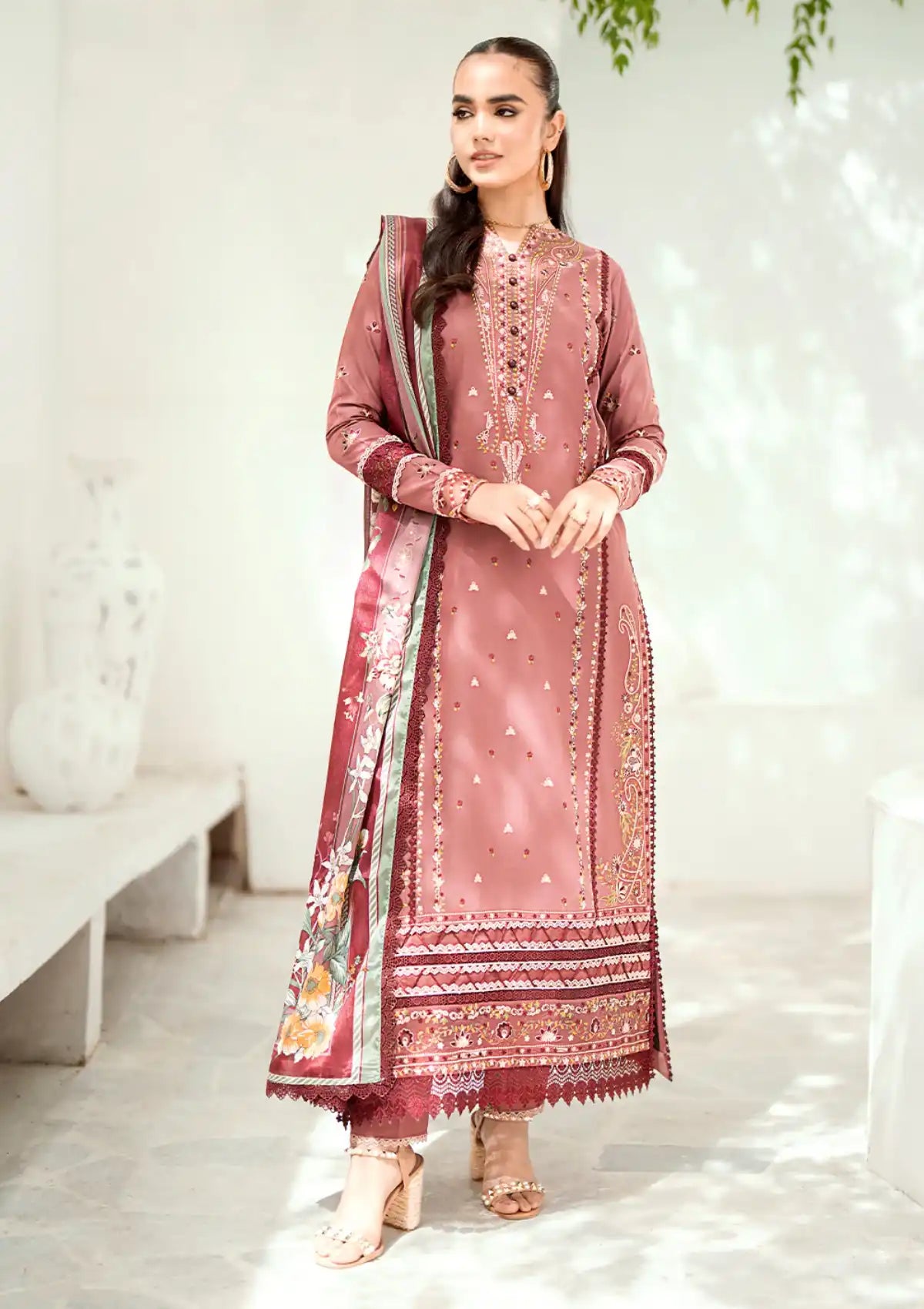 Bin Ilyas Riwaayat Spring Summer'24 D-305-A - Mohsin Saeed Fabrics