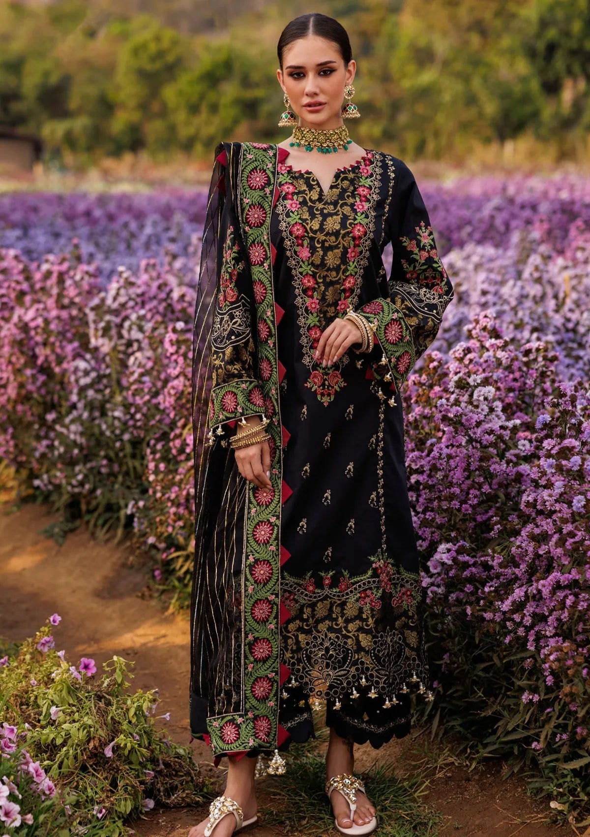 Charizma Zouq Festive Lawn'26 D-03