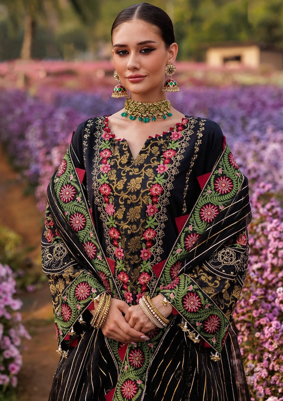 Charizma Zouq Festive Lawn'26 D-03