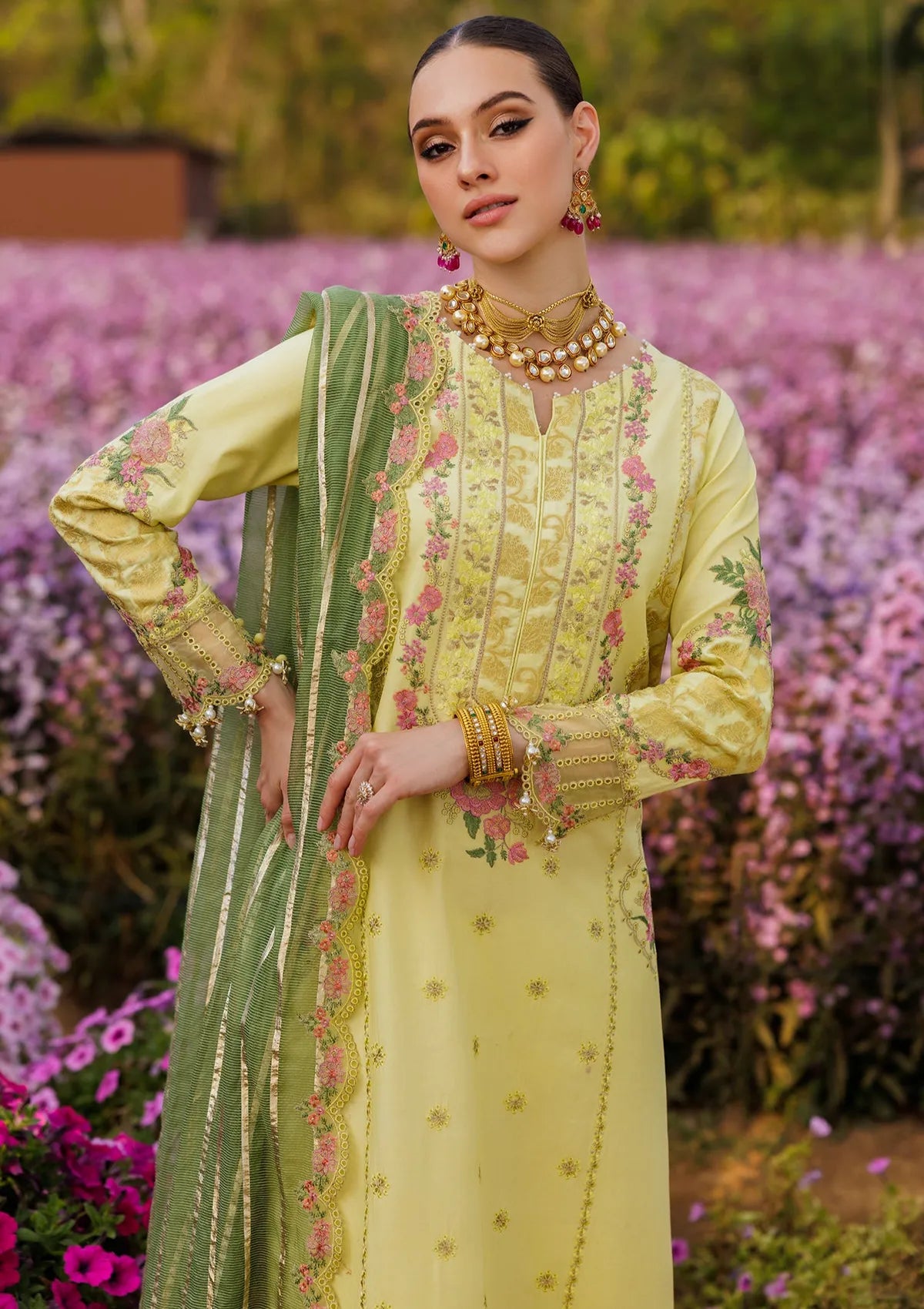 Charizma Zouq Festive Lawn'26 D-06