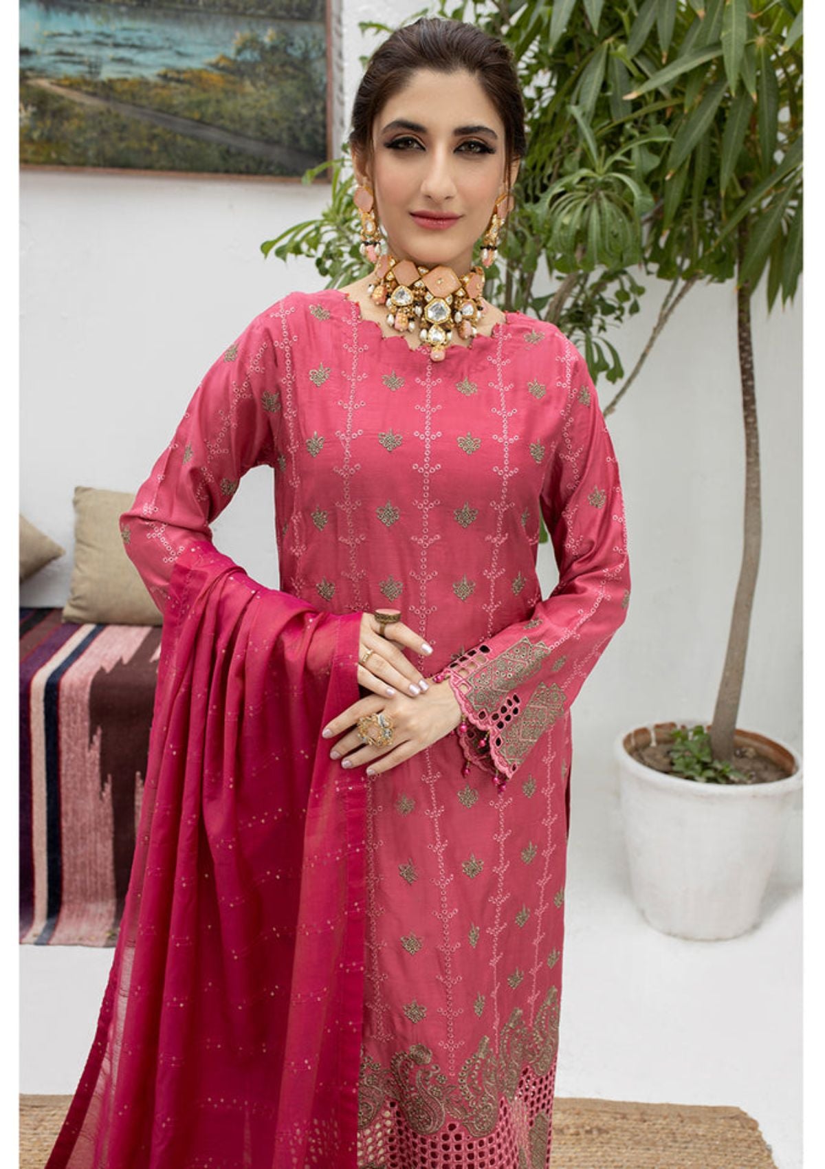 Malka Luxury Emb By MI Creation'23 D-06 - Mohsin Saeed Fabrics