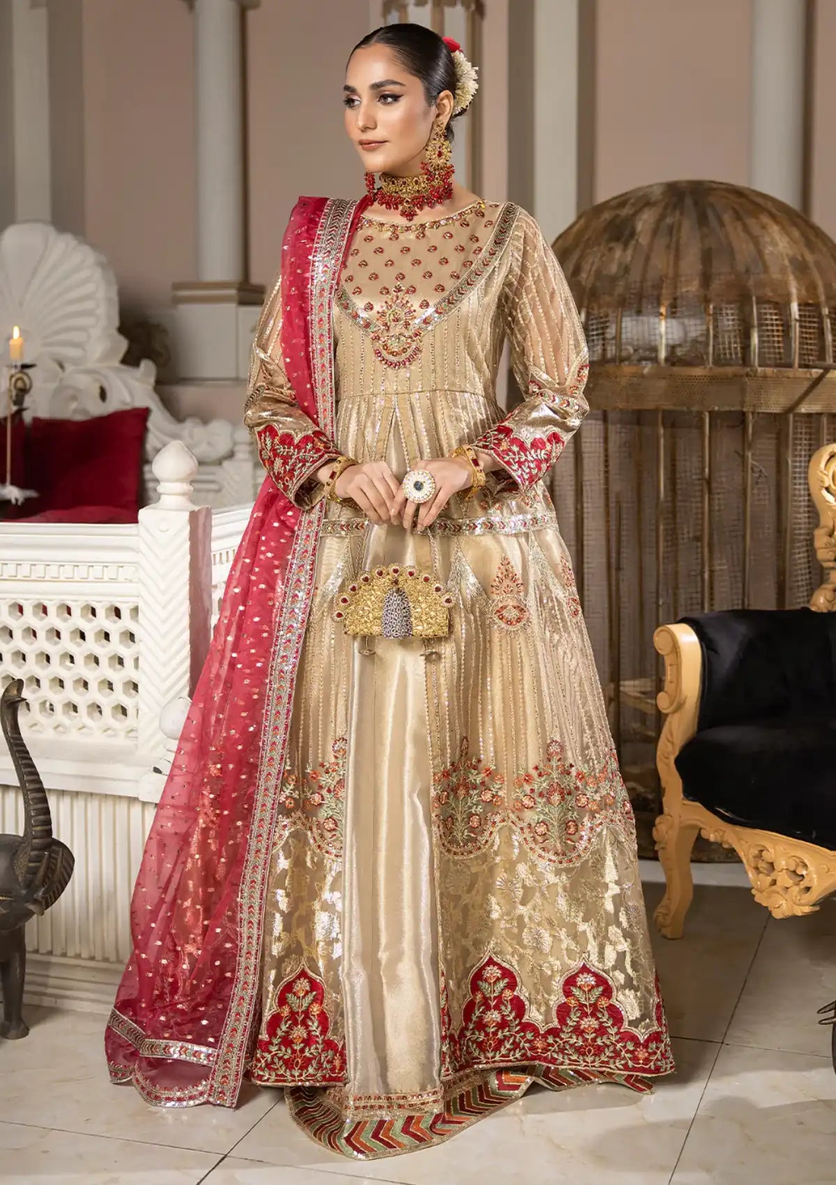Noor-e-Jahan By Shahjahan Formal'24 SJ-23051-B - Mohsin Saeed Fabrics