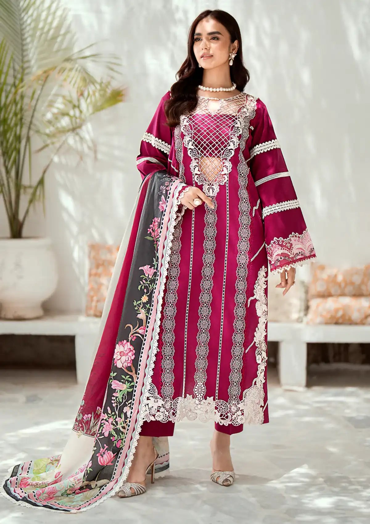 Bin Ilyas Riwaayat Spring Summer'24 D-308-A - Mohsin Saeed Fabrics