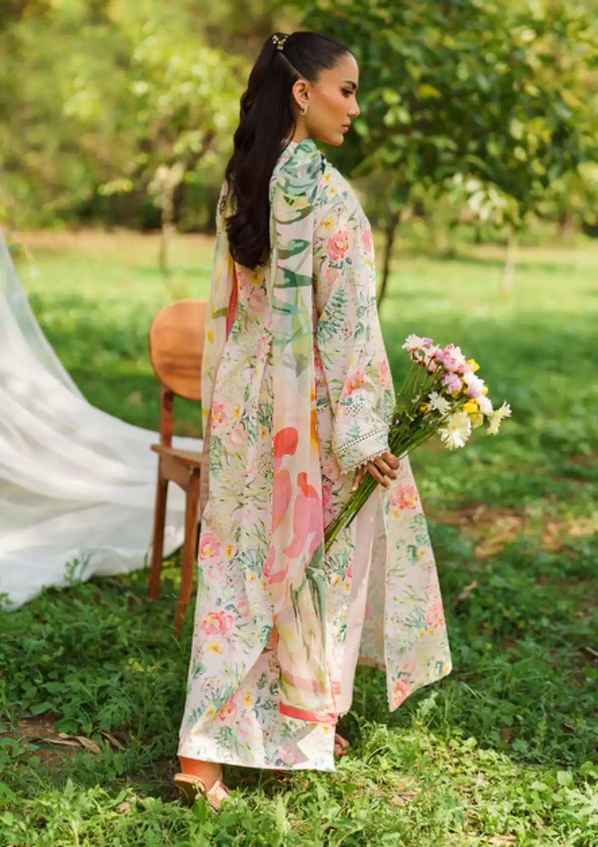 Summer Skies By Yards'24 D-10-Primrose - Mohsin Saeed Fabrics