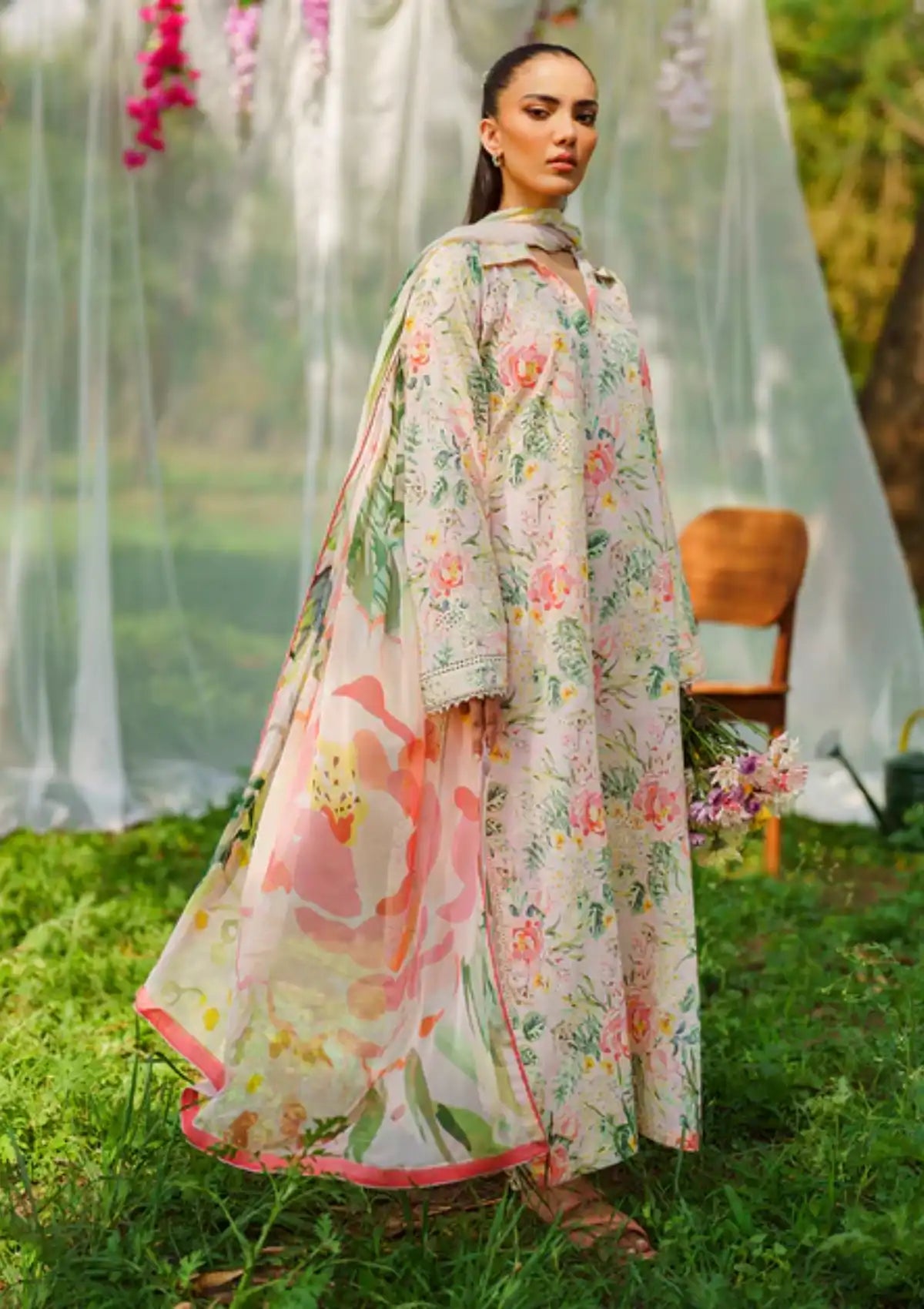 Summer Skies By Yards'24 D-10-Primrose - Mohsin Saeed Fabrics