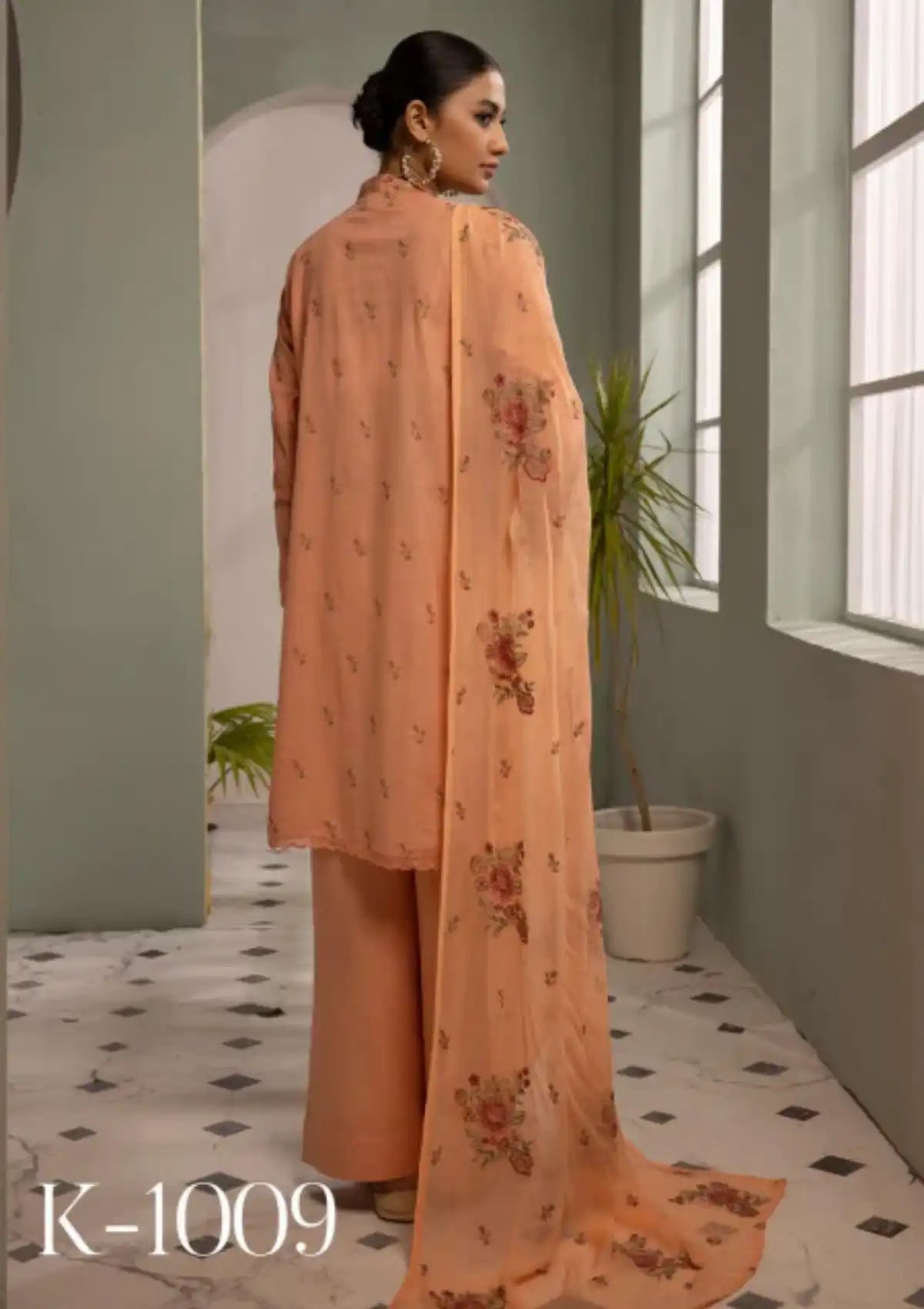Khoobsurat Emb Karandi'23 K-1009 - Mohsin Saeed Fabrics