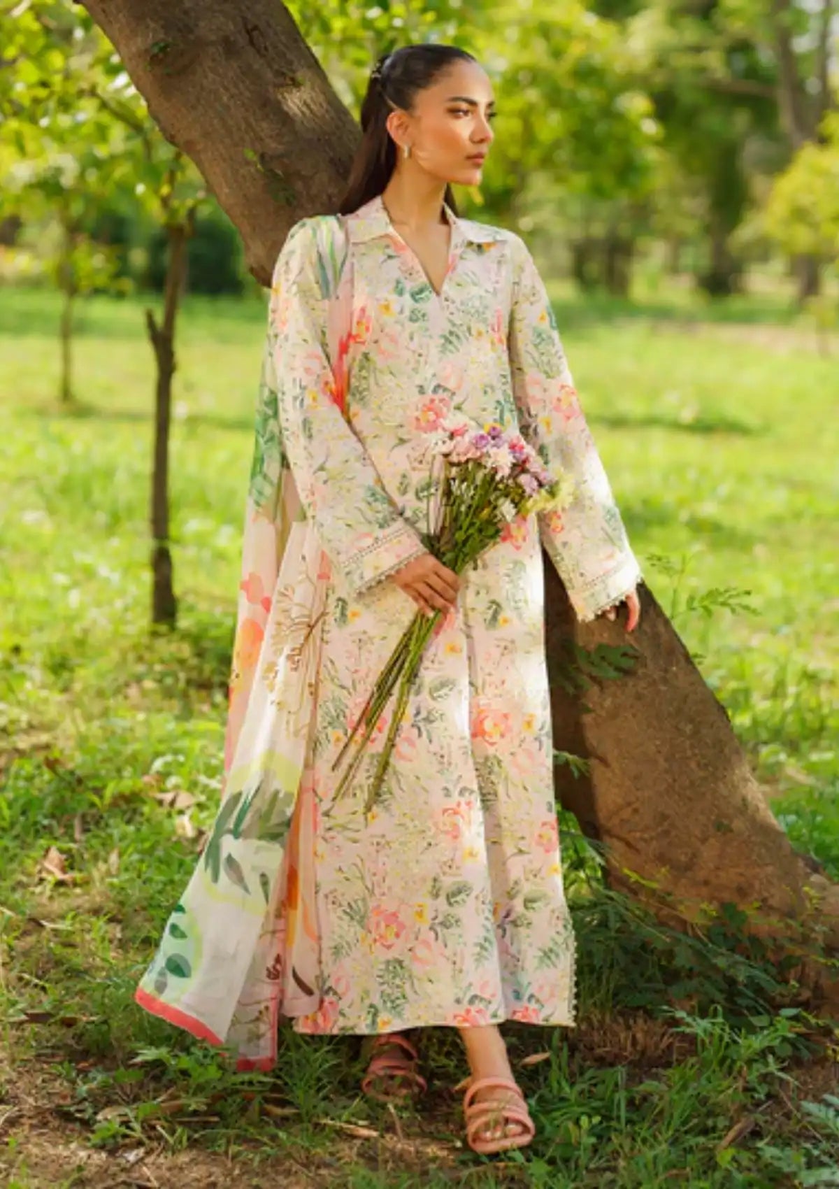 Summer Skies By Yards'24 D-10-Primrose - Mohsin Saeed Fabrics