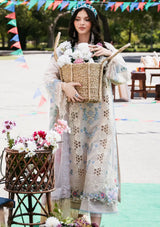 Bin Ilyas Clara Luxury Lawn'24 D-213-B - Mohsin Saeed Fabrics