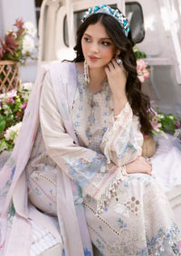 Bin Ilyas Clara Luxury Lawn'24 D-213-B - Mohsin Saeed Fabrics