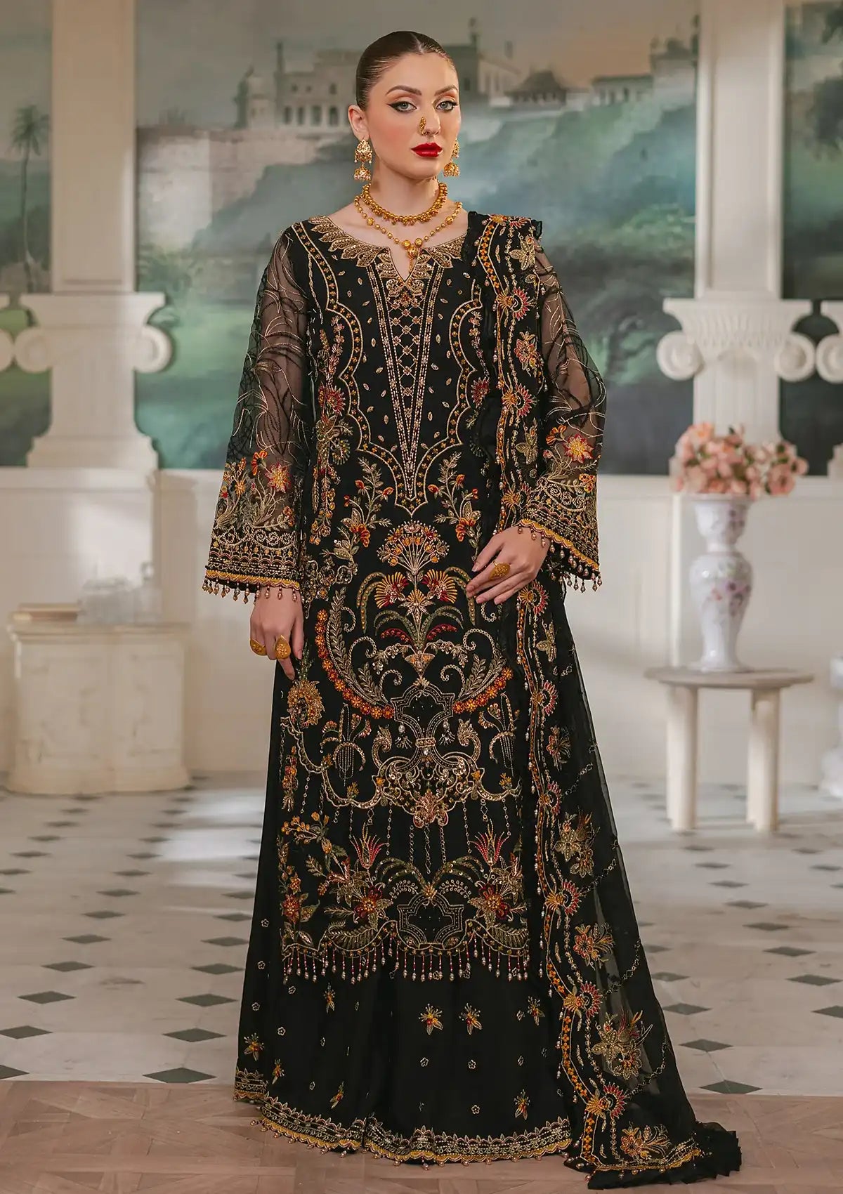 Ada Premium By Raeesa'24 HU-46 Black Swan