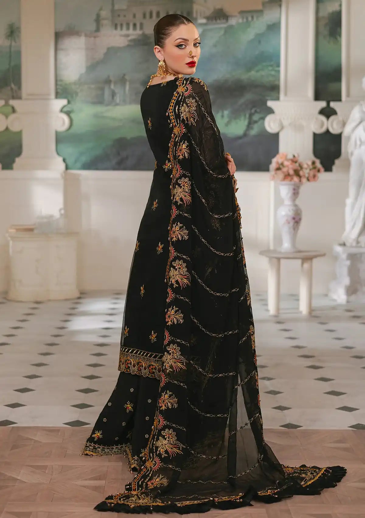 Ada Premium By Raeesa'24 HU-46 Black Swan