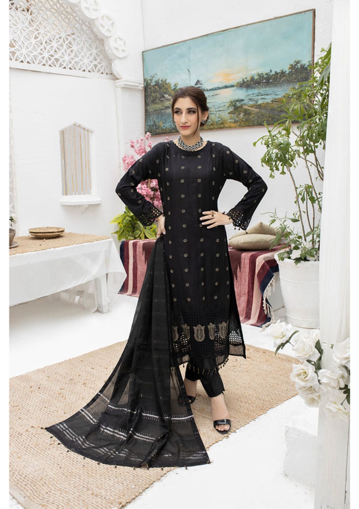 Malka Luxury Emb By MI Creation'23 D-10 - Mohsin Saeed Fabrics