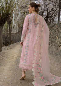 Crimson Luxury Lawn'24 D-05B-Believe In Her-Blush Pink - Mohsin Saeed Fabrics