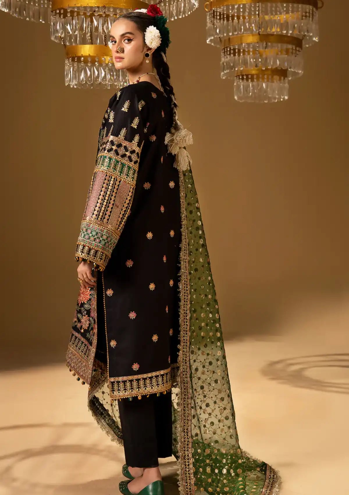 Minha Ishq Festive Lawn'24 RIWAJ - Mohsin Saeed Fabrics
