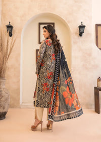 Waresha Printed Perfection Lawn'26 PP-01 Ivory Bloom