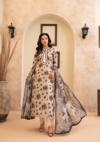 Waresha Printed Perfection Lawn'26 PP-03 Haseen Aura