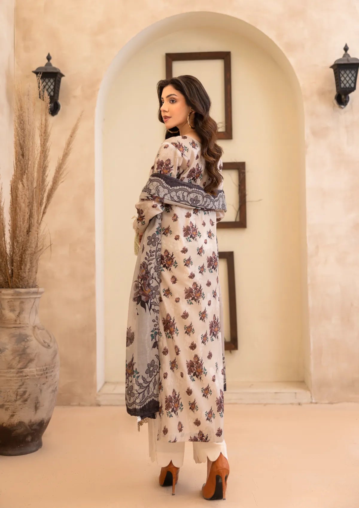 Waresha Printed Perfection Lawn'26 PP-03 Haseen Aura