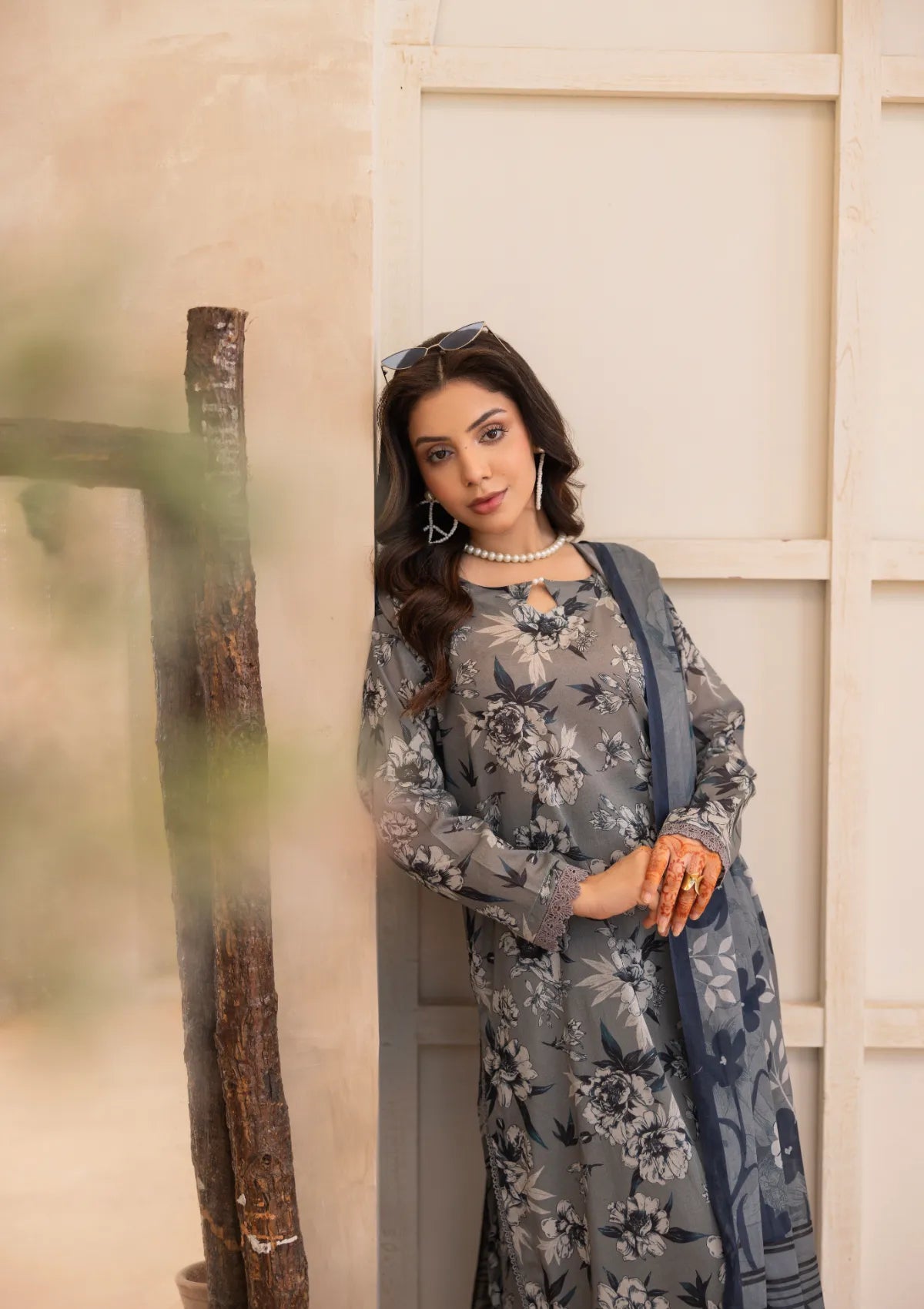 Waresha Printed Perfection Lawn'26 PP-04 Zeenat Royale