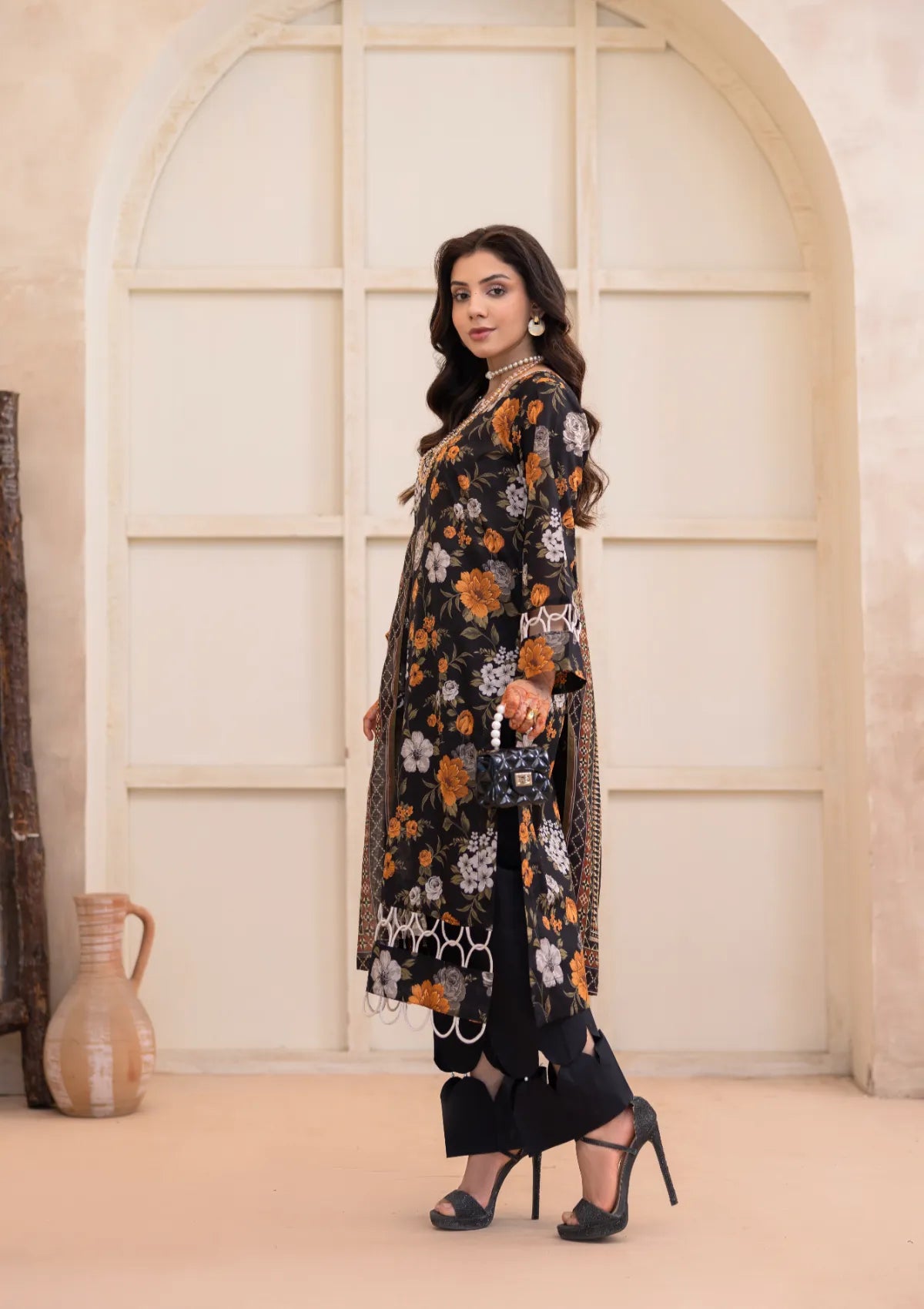 Waresha Printed Perfection Lawn'26 PP-05 Noor Mahal