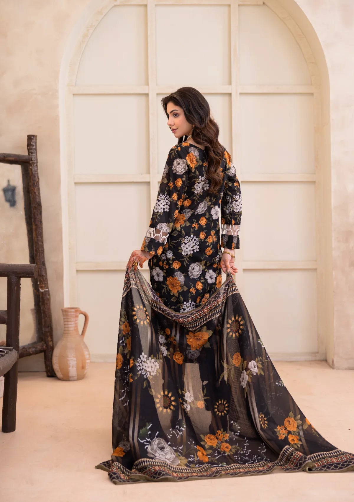 Waresha Printed Perfection Lawn'26 PP-05 Noor Mahal