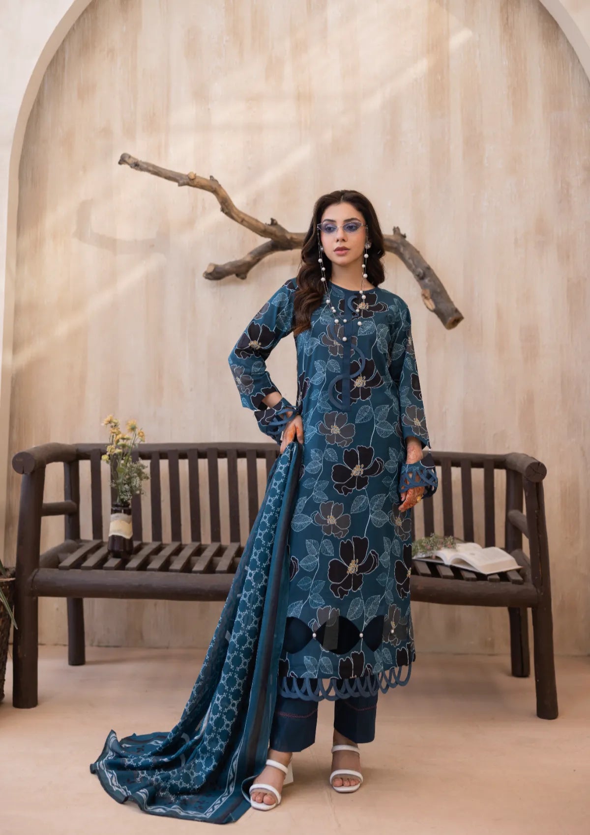 Waresha Printed Perfection Lawn'26 PP-06 Summer Royale
