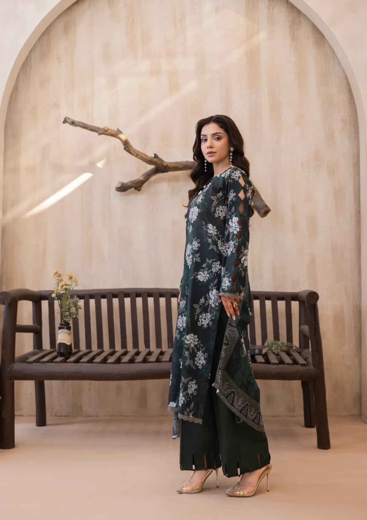 Waresha Printed Perfection Lawn'26 PP-07 Rooh-e-Gul