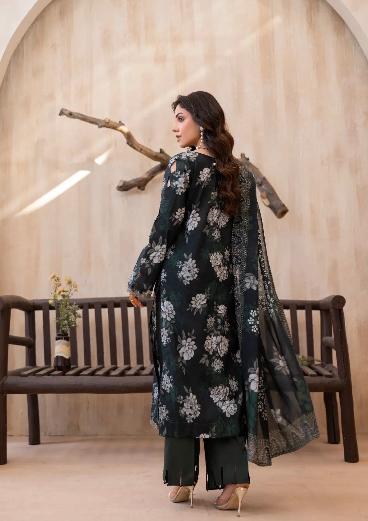 Waresha Printed Perfection Lawn'26 PP-07 Rooh-e-Gul