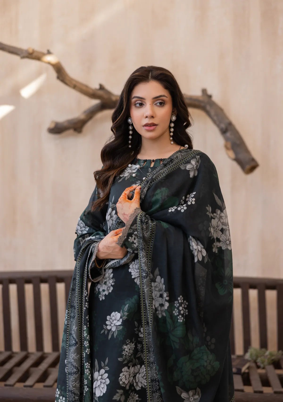 Waresha Printed Perfection Lawn'26 PP-07 Rooh-e-Gul