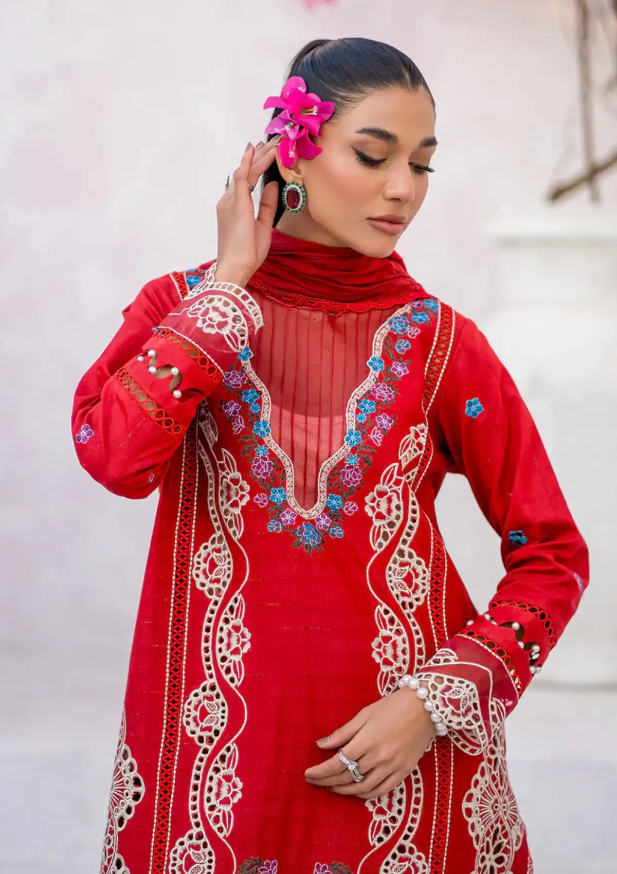 Parishay Dilkash Summer Lawn'24 Vol-02 DH-13 - Mohsin Saeed Fabrics